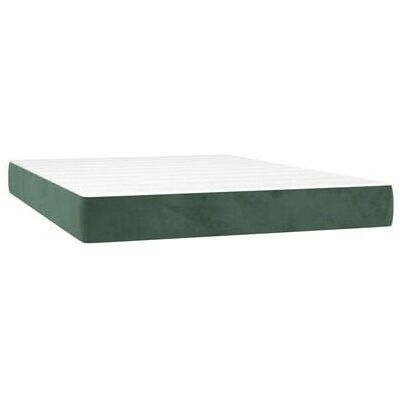 Matelas double en velours vert à ressorts ensachés 140x190cm - VidaXL - Publicité Matelas double en velours vert à ressorts ensachés 140x190cm - VidaXL - Publicité
