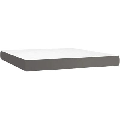 Matelas Super King à ressorts ensachés gris 180x200x20cm vidaXL Matelas Super King à ressorts ensachés gris 180x200x20cm vidaXL