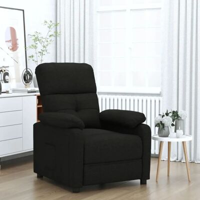 Vidaxl Relaxsessel - Stoff Schwarz - 9795 Vidaxl Relaxsessel - Stoff Schwarz - 9795