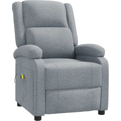 Sillón de Masajes Eléctrico vidaXL - Gris - Reclinable, 6 puntos, Control remoto Sillón de Masajes Eléctrico vidaXL - Gris - Reclinable, 6 puntos, Control remoto