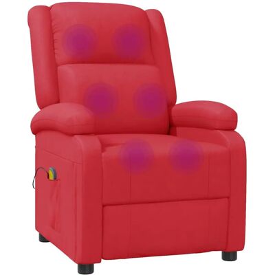 Fauteuil de Massage Électrique VidaXL - Reclinage Manuel, 6 Points, Simili Cuir - Publicité Fauteuil de Massage Électrique VidaXL - Reclinage Manuel, 6 Points, Simili Cuir - Publicité