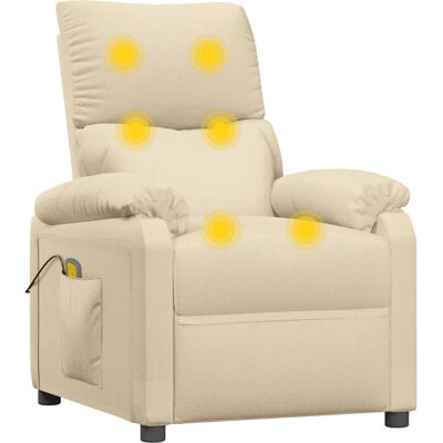 VidaXL Modelo 348468 Sillón de masaje eléctrico color crema VidaXL Modelo 348468 Sillón de masaje eléctrico color crema