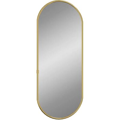 vidaXL Guld Oval Vægspiegel 60x25 cm - Vægspiegel vidaXL Guld Oval Vægspiegel 60x25 cm - Vægspiegel