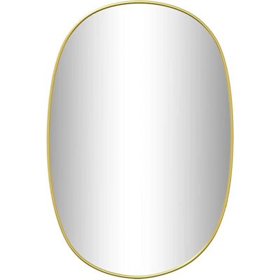 Złote Lustro Ścienne vidaXL 50x35 cm - Lustro Ścienne Złote Lustro Ścienne vidaXL 50x35 cm - Lustro Ścienne