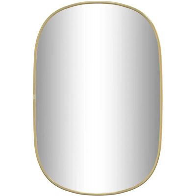 Złote Lustro Ścienne 60x40 cm - Lustro ścienne Złote Lustro Ścienne 60x40 cm - Lustro ścienne