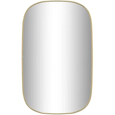 vidaXL Lustro ścienne Złote 80x50 cm - Lustro ścienne vidaXL Lustro ścienne Złote 80x50 cm - Lustro ścienne