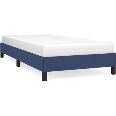 vidaXL Bettrahmen Blau 80x200 cm Stoff - Bettrahmen vidaXL Bettrahmen Blau 80x200 cm Stoff - Bettrahmen