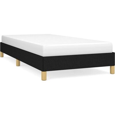 vidaXL Bettgestell - Schwarz - 80x200 cm - Robuster Support vidaXL Bettgestell - Schwarz - 80x200 cm - Robuster Support