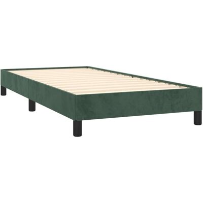 vidaXL Bettgestell Dunkelgrün 90x190cm - Bettart vidaXL Bettgestell Dunkelgrün 90x190cm - Bettart