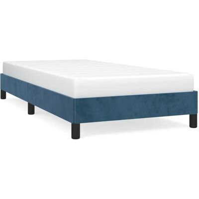 vidaXL Bettrahmen 100x200cm Dunkelblau Samt vidaXL Bettrahmen 100x200cm Dunkelblau Samt