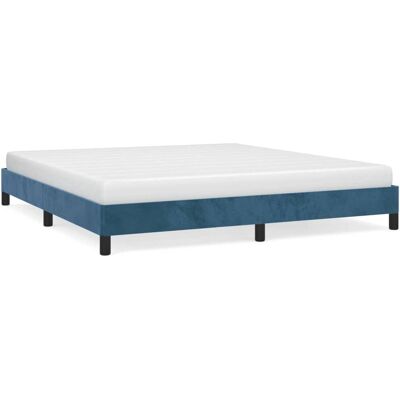 vidaXL Bettgestell - Dunkelblau 180x200cm Samt vidaXL Bettgestell - Dunkelblau 180x200cm Samt