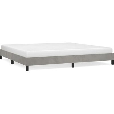vidaXL Bedframe - Fluwelen, Steunpoten, Multiplex Latten - Bedframe vidaXL Bedframe - Fluwelen, Steunpoten, Multiplex Latten - Bedframe