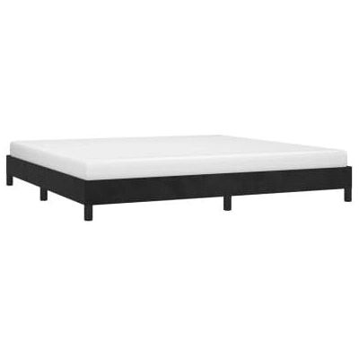 vidaXL Bettrahmen Schwarz 200x200 cm Samtvelours - Bettrahmen vidaXL Bettrahmen Schwarz 200x200 cm Samtvelours - Bettrahmen
