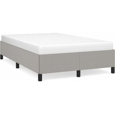 vidaXL Bettgestell Hellgrau 120x200cm - Bettgestell vidaXL Bettgestell Hellgrau 120x200cm - Bettgestell