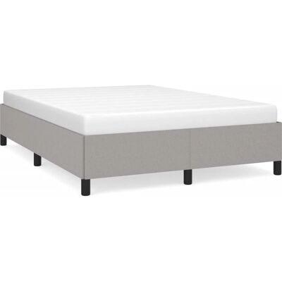 vidaXL 347066 Graues Stoffbettgestell - Bettgestell vidaXL 347066 Graues Stoffbettgestell - Bettgestell