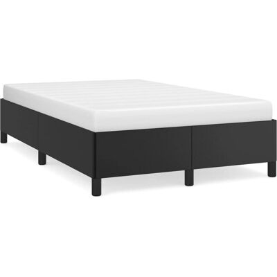 VidaXL Bettgestell - Schwarz - Langlebig, Einfach zu Montieren, 140x190cm VidaXL Bettgestell - Schwarz - Langlebig, Einfach zu Montieren, 140x190cm