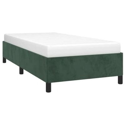 vidaXL Bettgestell - Samt, Dunkelgrün, 90x200 cm - Bettgestell vidaXL Bettgestell - Samt, Dunkelgrün, 90x200 cm - Bettgestell