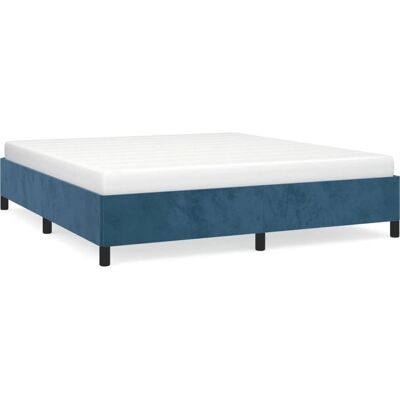vidaXL Bedframe - Multiplex Ondersteuning - Blauw - Bedframe vidaXL Bedframe - Multiplex Ondersteuning - Blauw - Bedframe