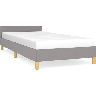 vidaXL Bettgestell Hellgrau 80x200cm - Bettgestell vidaXL Bettgestell Hellgrau 80x200cm - Bettgestell