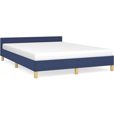 vidaXL Bedframe - Blauwe steunpoten, gemakkelijke montage, 140x190cm vidaXL Bedframe - Blauwe steunpoten, gemakkelijke montage, 140x190cm