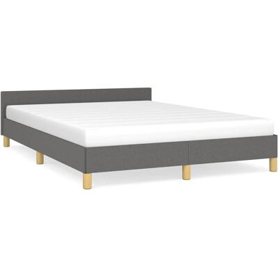vidaXL Bettgestell mit Kopfteil - Unterstützt 140x200 cm Matratze vidaXL Bettgestell mit Kopfteil - Unterstützt 140x200 cm Matratze