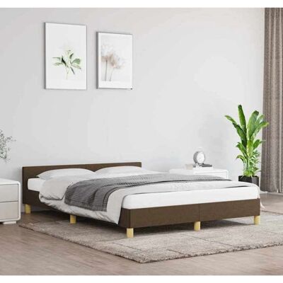 MAISONCHIC Dunkelbraune 140x200cm Bettrahmen mit Stützbeinen - Bett MAISONCHIC Dunkelbraune 140x200cm Bettrahmen mit Stützbeinen - Bett