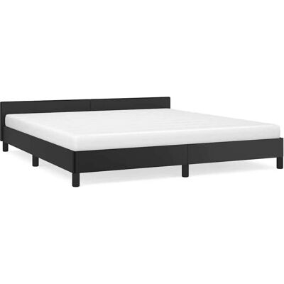 VidaXL 347513 Bettgestell - Langlebiges Kunstleder, Stützlatten für 180x200cm Matratze VidaXL 347513 Bettgestell - Langlebiges Kunstleder, Stützlatten für 180x200cm Matratze