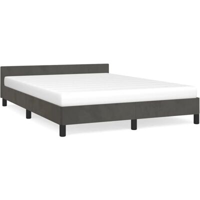 vidaXL Bettgestell - Unterstützung 140x200cm - Samt - Stabile Beine vidaXL Bettgestell - Unterstützung 140x200cm - Samt - Stabile Beine