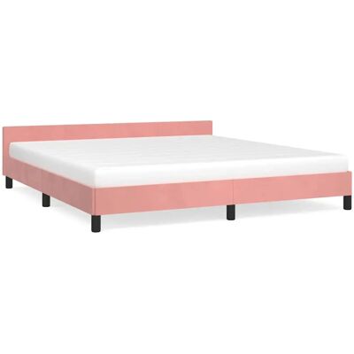 vidaXL Bettgestell Rosa - 180x200cm - Stabil Support - Schnelle Montage vidaXL Bettgestell Rosa - 180x200cm - Stabil Support - Schnelle Montage