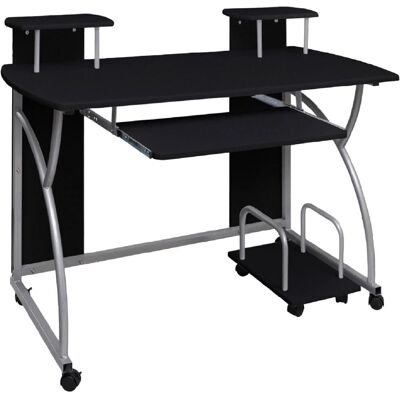 vidaXL 20582 Schwarzer Holz-Computer-Schreibtisch - Schreibtisch vidaXL 20582 Schwarzer Holz-Computer-Schreibtisch - Schreibtisch