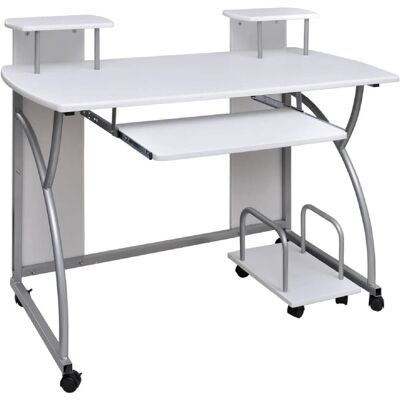 vidaXL 20584 bureau blanc - bureau - Publicité vidaXL 20584 bureau blanc - bureau - Publicité
