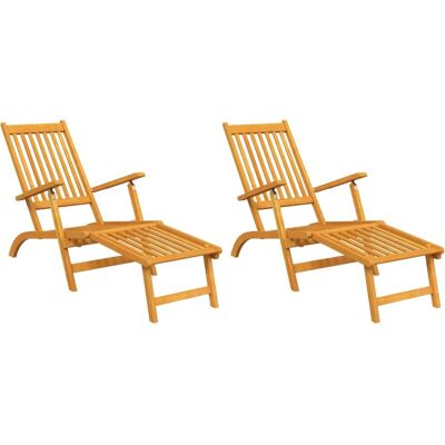 vidaXL 3120438 Outdoor Stuhl - Akazienholz - Verstellbar & Klappbar vidaXL 3120438 Outdoor Stuhl - Akazienholz - Verstellbar & Klappbar