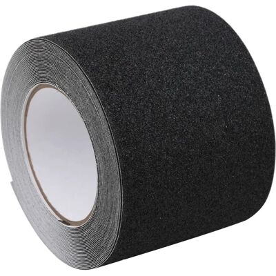 vidaXL Anti-Slip Tape Black 0.1x10 m PVC Waterproof Grip vidaXL Anti-Slip Tape Black 0.1x10 m PVC Waterproof Grip
