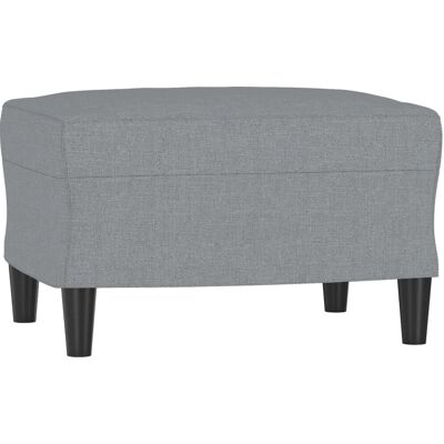 Tabouret rembourré gris clair Vidaxl - Repose-pieds - Publicité Tabouret rembourré gris clair Vidaxl - Repose-pieds - Publicité