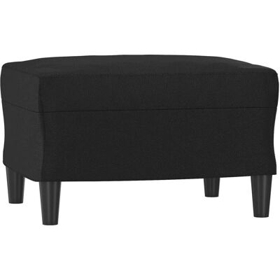 VidaXL Pouf - Noir - Design moderne, Similicuir durable, Cadre en contreplaqué stable - Pouffe/Ottoman - Publicité VidaXL Pouf - Noir - Design moderne, Similicuir durable, Cadre en contreplaqué stable - Pouffe/Ottoman - Publicité