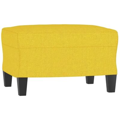 vidaXL Repose-pieds Jaune Clair - Tabouret - Publicité vidaXL Repose-pieds Jaune Clair - Tabouret - Publicité