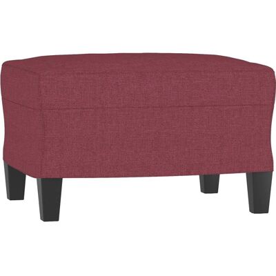 vidaXL Tabouret en Tissu Rouge Vin - Repose-pieds - Publicité vidaXL Tabouret en Tissu Rouge Vin - Repose-pieds - Publicité