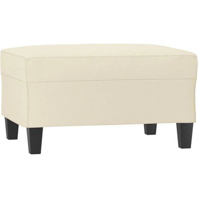 vidaXL Poef - Crema - Modern Ontwerp vidaXL Poef - Crema - Modern Ontwerp