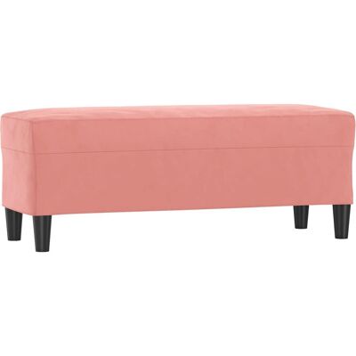 VidaXL Innenbank - Samtoppfärgad Velvet - 100x35x41 cm VidaXL Innenbank - Samtoppfärgad Velvet - 100x35x41 cm