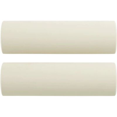 vidaXL Dekorative Puder 2 stk Krem - Dekorativ Pude vidaXL Dekorative Puder 2 stk Krem - Dekorativ Pude