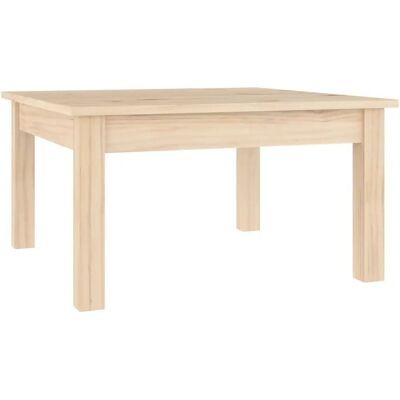 vidaXL 814229 Bruine Massief dennenhouten salontafel - Salontafel vidaXL 814229 Bruine Massief dennenhouten salontafel - Salontafel