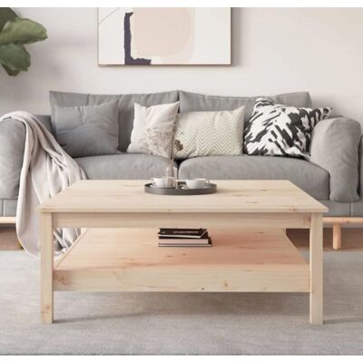 vidaXL Massivholz Kiefer Couchtisch - Braun - Beistelltisch vidaXL Massivholz Kiefer Couchtisch - Braun - Beistelltisch
