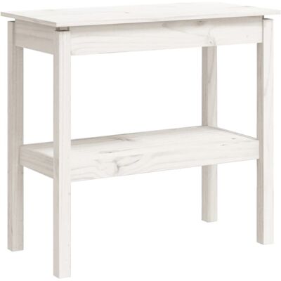 vidaXL 814305 Weiße Massivholz-Kiefernholz Konsole Tisch - Beistell- / Endtisch vidaXL 814305 Weiße Massivholz-Kiefernholz Konsole Tisch - Beistell- / Endtisch