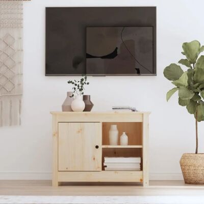 vidaXL Massives Kiefernholz TV-Sekretär - Stabil, Rustikal, 70x36.5x52 cm vidaXL Massives Kiefernholz TV-Sekretär - Stabil, Rustikal, 70x36.5x52 cm
