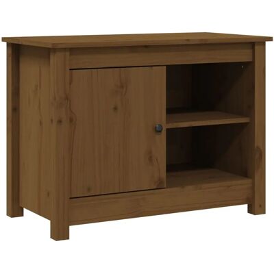 vidaXL 814582 Mueble de TV de Pino Macizo Color Miel - Mueble de TV vidaXL 814582 Mueble de TV de Pino Macizo Color Miel - Mueble de TV