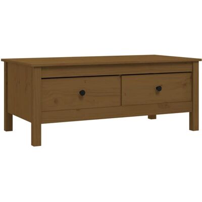 vidaXL 814607 Honigbraun Massives Kiefernholztisch - Couchtisch vidaXL 814607 Honigbraun Massives Kiefernholztisch - Couchtisch