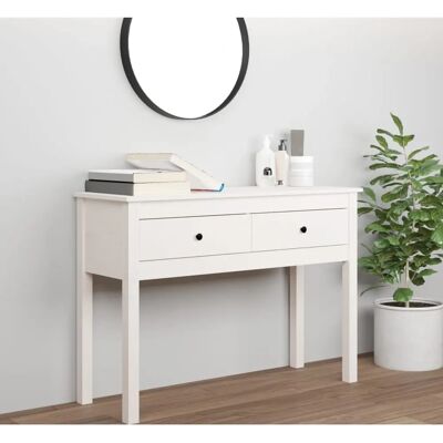 vidaXL Weiße Kiefernholz Konsole - Konsole vidaXL Weiße Kiefernholz Konsole - Konsole