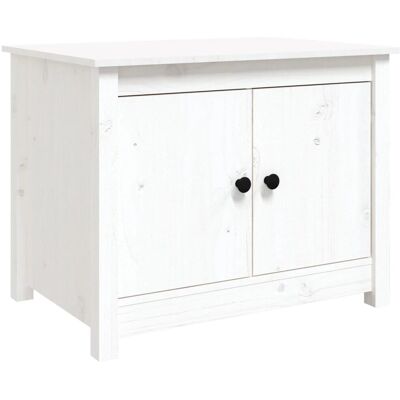 vidaXL 820927 Weiße Massivholz Kieferntisch - Couchtisch vidaXL 820927 Weiße Massivholz Kieferntisch - Couchtisch