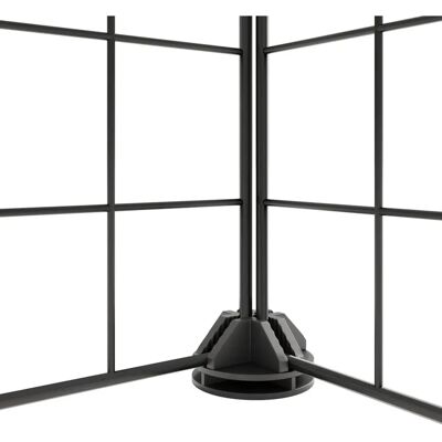 vidaXL 28-Panel Haustierkäfig mit Tür Schwarz Stahl - Haustierkäfig vidaXL 28-Panel Haustierkäfig mit Tür Schwarz Stahl - Haustierkäfig