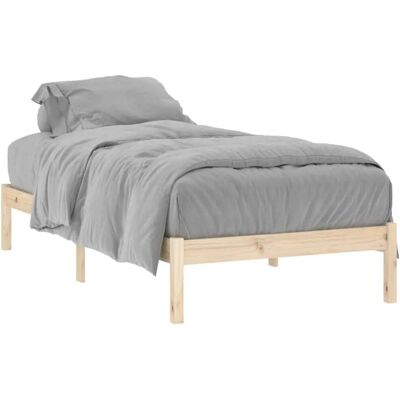 vidaXL Sengebund - Massivt fyrretræ 100x190 cm Rustik stil vidaXL Sengebund - Massivt fyrretræ 100x190 cm Rustik stil